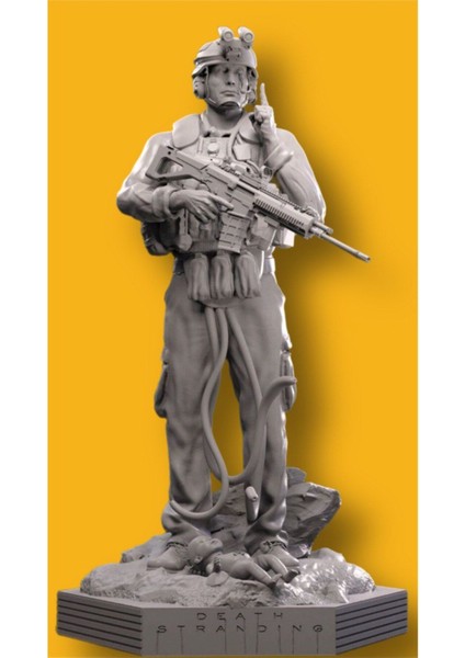 Death Stranding Soldier Courier Clifford Unger Figürü (30 Cm)