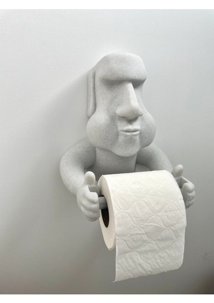 Moai Toilet Roll Holder Tuvalet Kağıdı Askısı