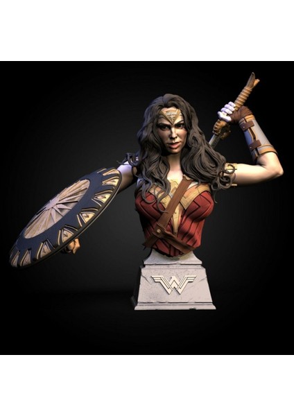 Wonder Woman Boyalı Bust 25 cm