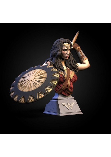 Wonder Woman Boyalı Bust 25 cm