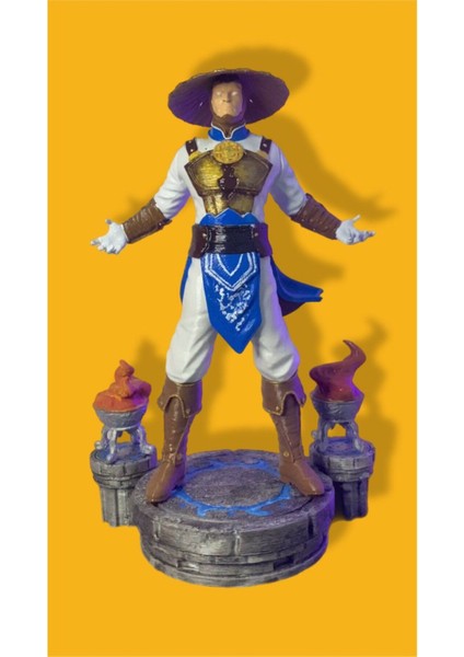 Raiden Mortal Kombat Boyalı Figürü (20 Cm)