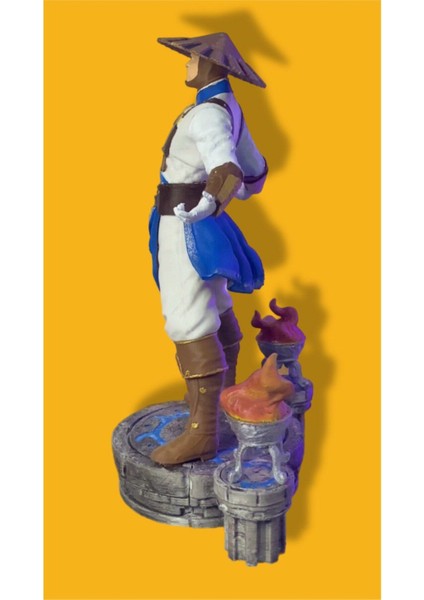 Raiden Mortal Kombat Boyalı Figürü (20 Cm)