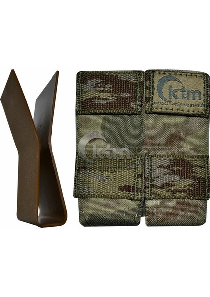 Kydex Ikiz Şarjör Cebi 9 Mm. Kk Kamuflaj