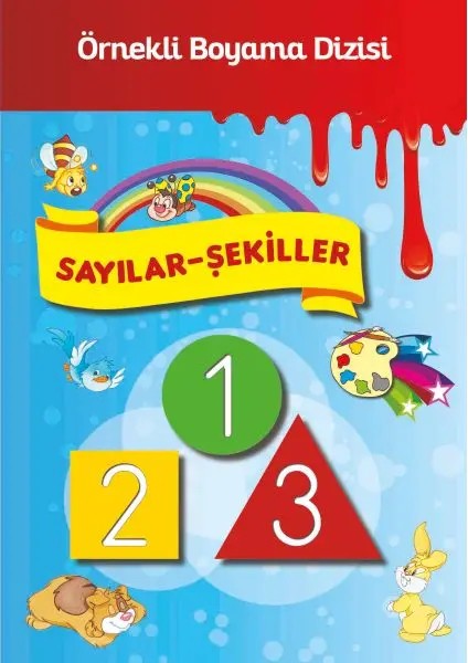 Sayılar Şekiller - Örnekli Boyama - Ahmet Altay