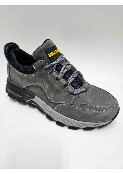 Hakiki Deri Gri Nubuk Kışlık Esnek Kauçuk Taban Erkek Ayakkabı C-82500116BLL fiyatları