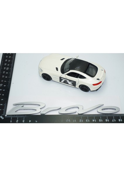 Fiat Bravo Bagaj Gri Abs 3M 3D Yazı Logo Amblem