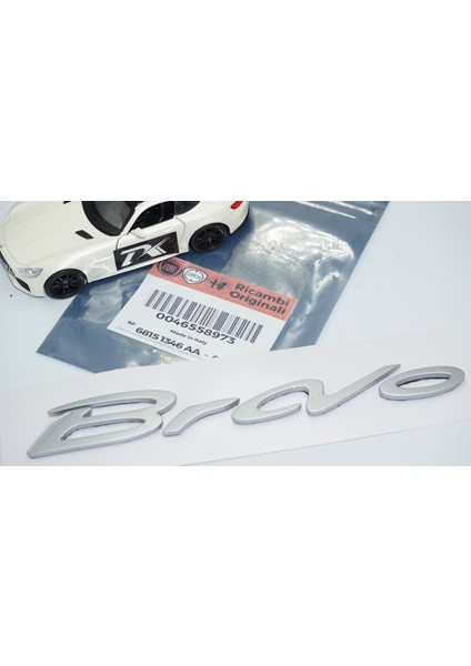 Fiat Bravo Bagaj Gri Abs 3M 3D Yazı Logo Amblem