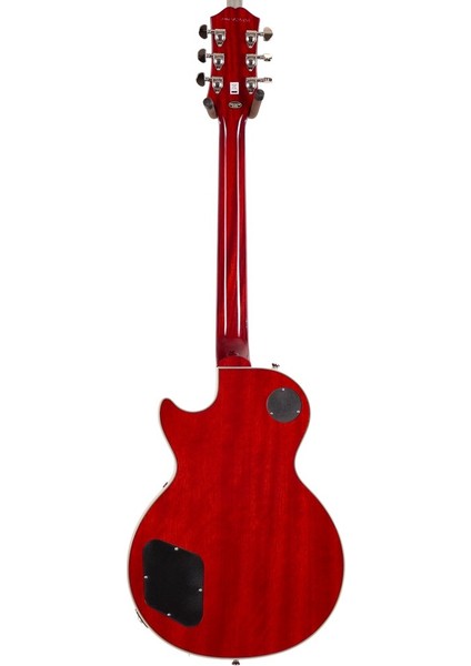 Les Paul Custom Figured Elektro Gitar (Transparent Red)