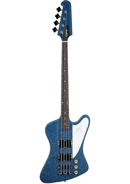 Exclusive Thunderbird '64 4 Telli Bas Gitar (Blue Sparkle)