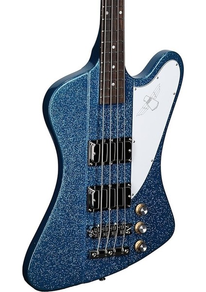 Exclusive Thunderbird '64 4 Telli Bas Gitar (Blue Sparkle)