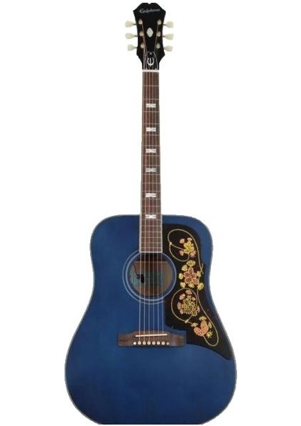 Masterbilt Frontier Elektro Akustik Gitar (Aged Viper Blue)