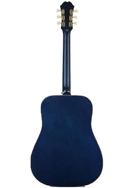 Masterbilt Frontier Elektro Akustik Gitar (Aged Viper Blue)