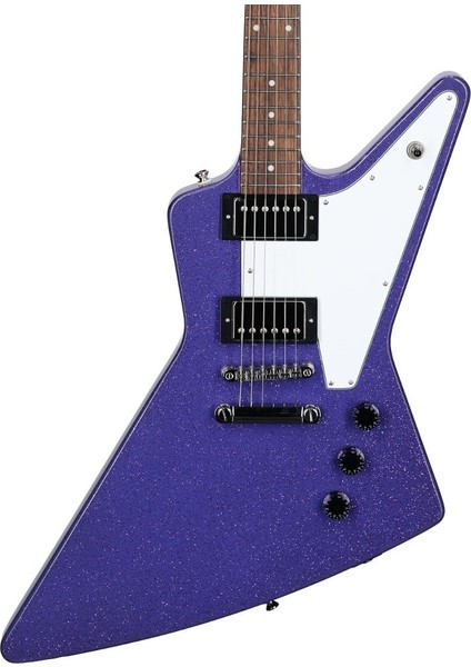 Exclusive Explorer Elektro Gitar (Purple Sparkle)