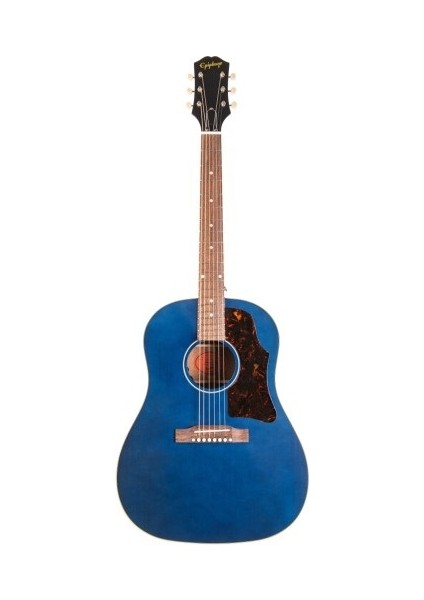 J-45 Elektro Akustik Gitar (Aged Viper Blue)