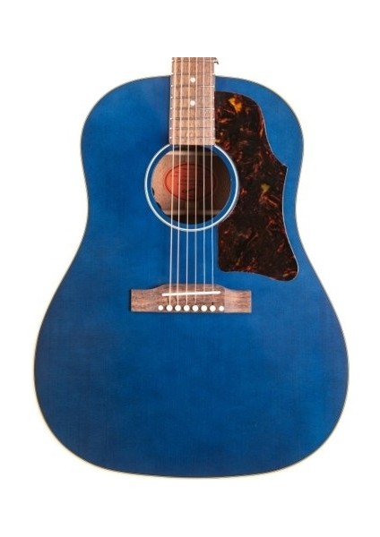 J-45 Elektro Akustik Gitar (Aged Viper Blue)