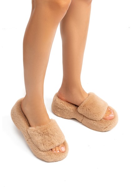 Lili Kadın Ev Terliği Kahverengi 36/40