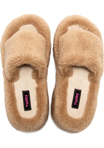 Lili Kadın Ev Terliği Kahverengi 36/40