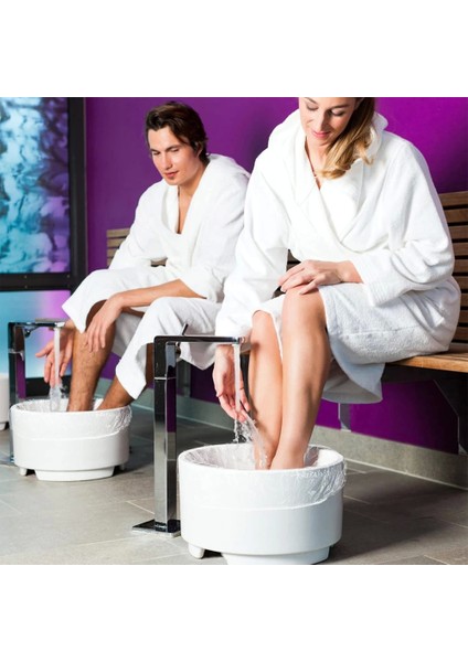Pedikür Ayak Banyosu Galoşu Tek Kullanımlık Şeffaf Spa Masaj Küvet Poşeti 80 x 82 cm 100 Adet