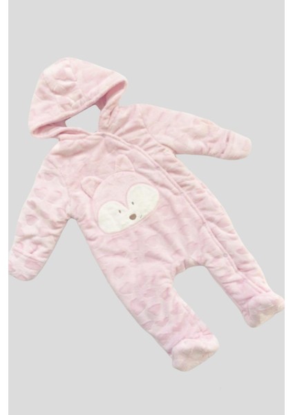 Cute Fox Pelüş Bebek Tulum Pembe