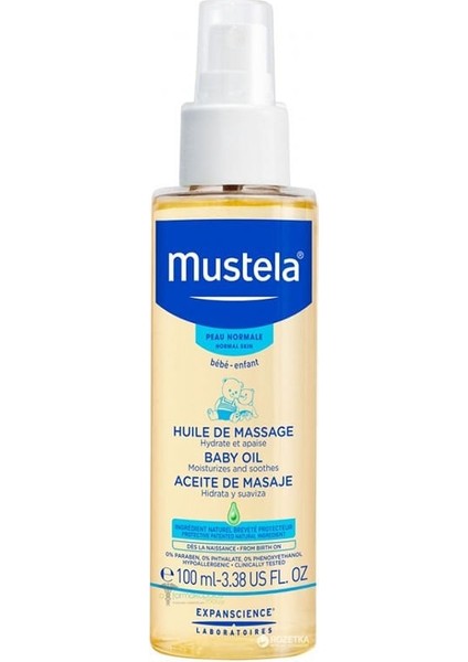 Mustela Massage Oil Bebek Masaj Yağı 100ML