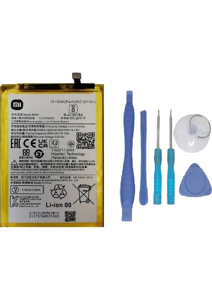 Xiaomi Redmi 12C - BN 5K - Batarya Pil Sıfır Orijinal + TAMİR SETİ