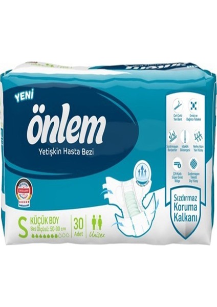 Bel Bantli Yetiskin Hasta Bezi Small