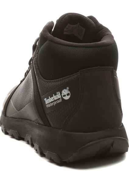 TB0A41W7EK91 Timberland Winsor Trail Mıd Lace Up Waterproof Erkek Bot ve &amp;ccedil;izme Siyah