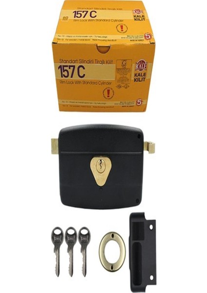 157C 60MM Silindirli Trajlı Kilit 157C0000100