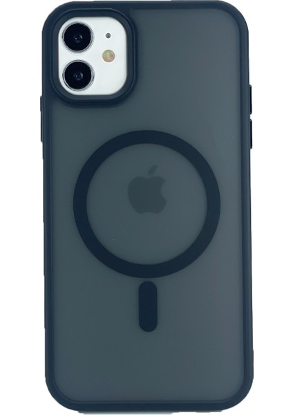 Apple iPhone 11 Uyumlu Mat Renkli Magsafe Arka Koruma Kılıf