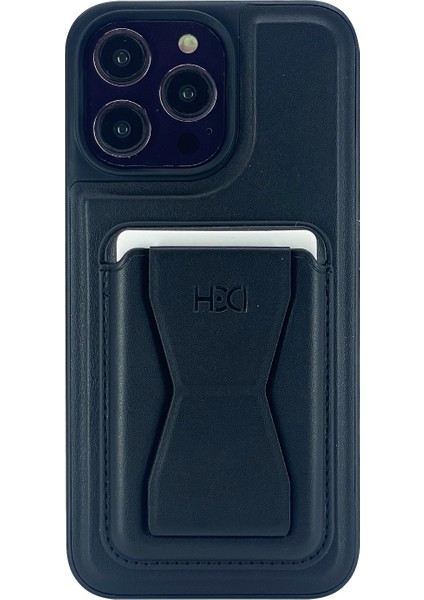Apple iPhone 13 Pro Max Uyumlu Deri Purse Seri Arka Koruma Kılıf