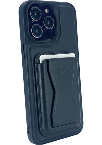 Apple iPhone 13 Pro Max Uyumlu Deri Purse Seri Arka Koruma Kılıf