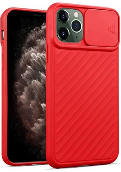 Apple iPhone 11 Pro Uyumlu Kızaklı Kamera Korumalı Arka Koruma Kılıf