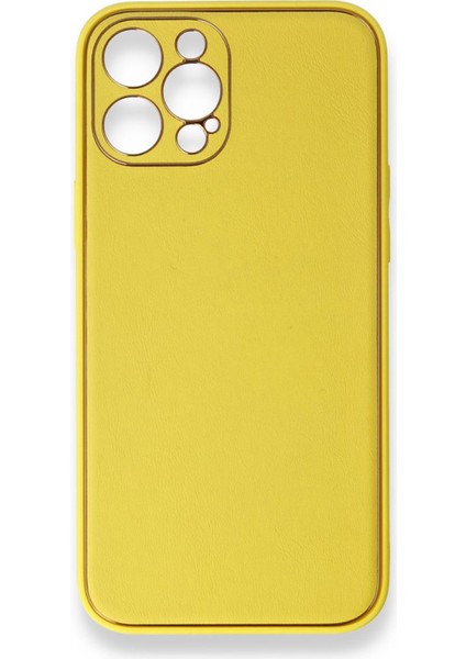 Apple iPhone 12 Pro Uyumlu Coco Leather Seri Arka Koruma Kılıf