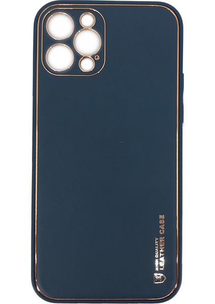Apple iPhone 12 Pro Uyumlu Coco Leather Seri Arka Koruma Kılıf