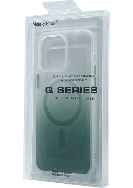 Apple iPhone 13 Pro Max Uyumlu Transparan Magsafe Seri Arka Koruma Kılıf modelleri