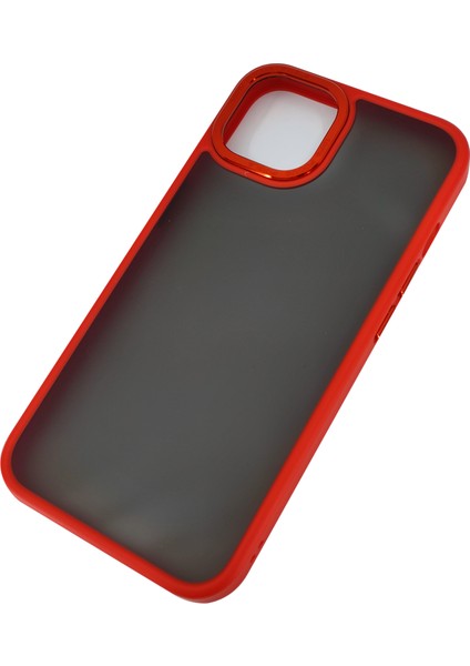 Apple iPhone 13 Mini Uyumlu Metal Focus Style Arka Koruma Kılıf