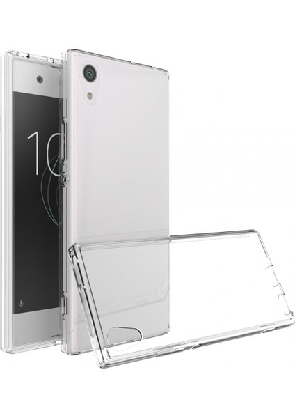 Sony Xperia Xa1 Uyumlu Şeffaf Seri Arka Koruma Kılıf