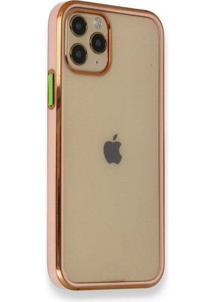 Apple iPhone 12 Pro Max Uyumlu Renkli Kenar Zone Seri Arka Koruma Kılıf