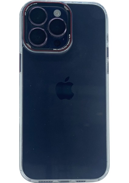 Apple iPhone 14 Pro Uyumlu Mika Renkli Kenar Seri Arka Koruma Kılıf