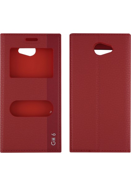 General Mobile Gm6 Uyumlu Kapaklı Kılıf Kapaklı Kılıf