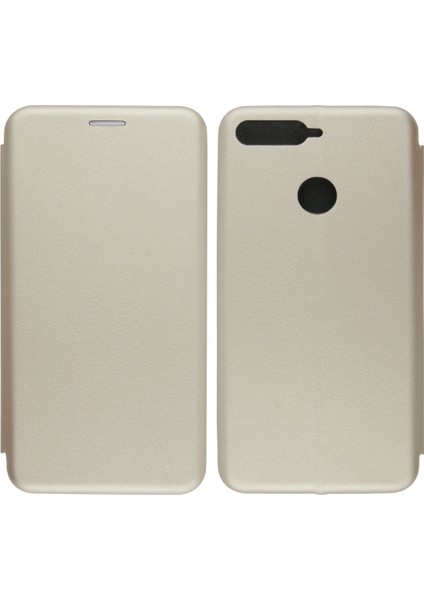 Huawei Y6 2018 Uyumlu Lüx Seri Kapaklı Kılıf