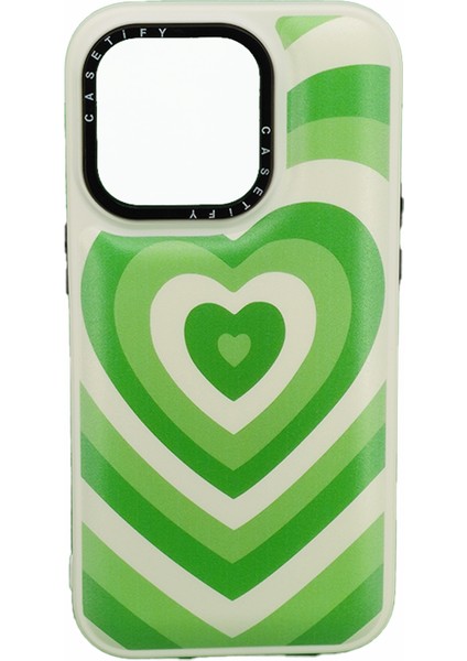 Apple iPhone 14 Pro Uyumlu Kalpli Casetify Seri Arka Koruma Kılıf