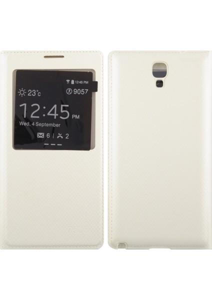 Samsung Galaxy N7500 Note 3 Neo Uyumlu Pencereli Kapaklı Kılıf