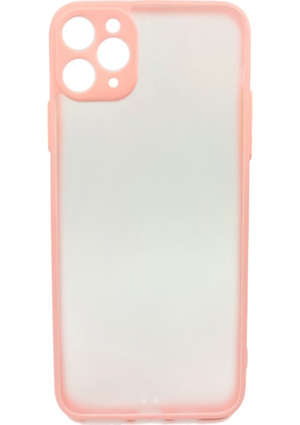 Apple iPhone 11 Pro Uyumlu Kontrast Renkli Tuş Seri Arka Koruma Kılıf