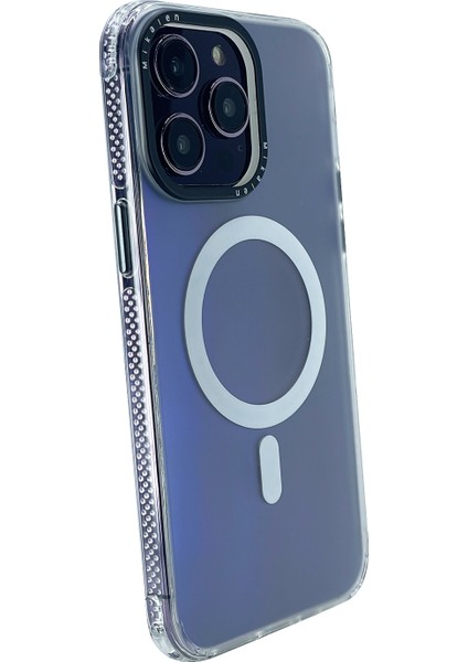 Apple iPhone 14 Pro Uyumlu Mikallen Magsafe Seri Arka Koruma Kılıf