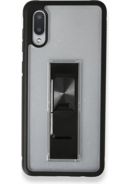 Samsung Galaxy A02 Uyumlu Microcase Mıknatıs Yüzüklü Arka Koruma Kılıf
