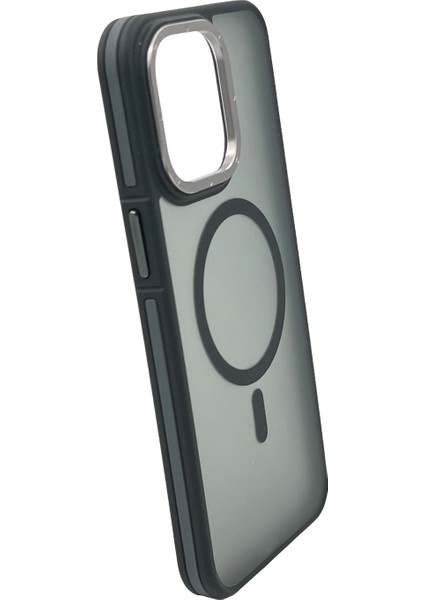 Apple iPhone 14 Pro Uyumlu Metal Çerçeveli Skın Frıendly Magsafe Seri Arka Koruma Kılıf fiyatları