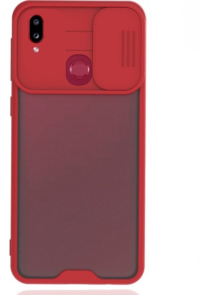 Samsung Galaxy A10S Uyumlu Platin Kamera Kızaklı Arka Koruma Kılıf