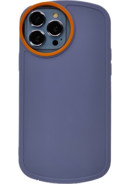 Apple iPhone 13 Pro Max Uyumlu Silindir Camera Seri Arka Koruma Kılıf