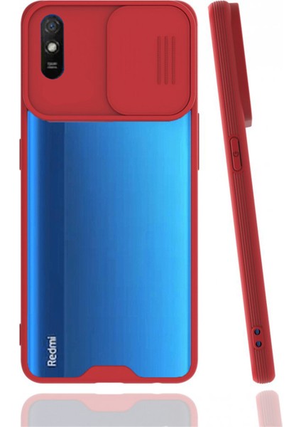 Xiaomi Redmi 9A Uyumlu Platin Kamera Kızaklı Arka Koruma Kılıf